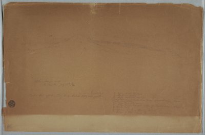 13 जुलाई, 1857 को रिओबाम्बा, इक्वाडोर से दिखाया गया चिम्बोराजो द्वारा फ्रेडरिक एडविन चर्च