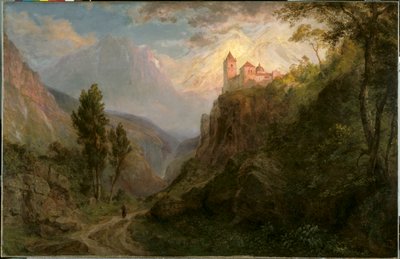 1879 में सैन पेड्रो द लेडी ऑफ द स्नोज़ का मठ। द्वारा फ्रेडरिक एडविन चर्च
