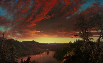 गोधूलि में गोधूलि, 1860 द्वारा Frederic Edwin Church