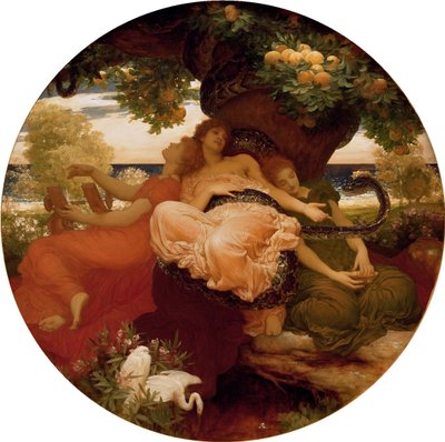 1892 के हेस्प्राइड्स का बगीचा द्वारा Frederic Leighton