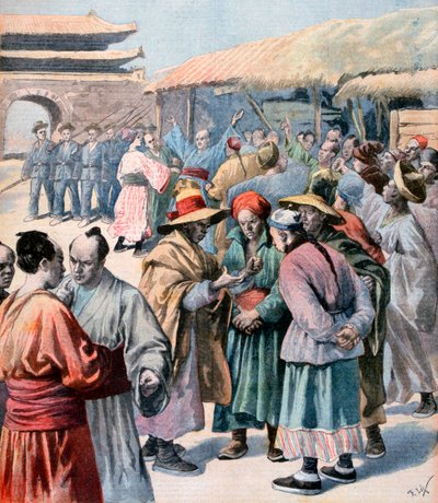 सियोल, कोरिया में 1894 में गड़बड़ी द्वारा फ्रेडरिक लिक्स
