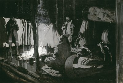 1895 का प्रथम और सर्वश्रेष्ठ शिविर द्वारा फ्रेडरिक रेमिंगटन