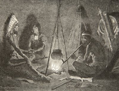 हेनरी वाड्सवर्थ लॉन्गफेलो (1807-82), पब द्वारा द सॉन्ग ऑफ हियावथ से मैं आपको, मेरे पति को फॉलो करूंगी। जॉर्ज जी। हैरप अंड कंपनी लिमिटेड, 1911 द्वारा द्वारा फ्रेडरिक रेमिंगटन