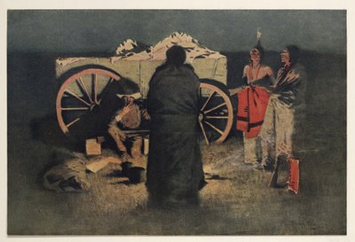 नाइट कैंप, पब। 1905 द्वारा फ्रेडरिक रेमिंगटन
