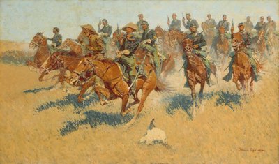 दक्षिणी मैदानों पर, 1907। द्वारा फ्रेडरिक रेमिंगटन