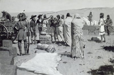 इंटरप्रेटर यूथ में लहराया, c.1900 द्वारा फ्रेडरिक रेमिंगटन