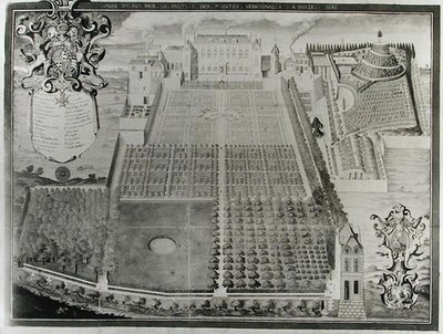 किंग्स मेडिसिनल प्लांट गार्डन, 1636 द्वारा फ्रेडरिक स्कलबर्ग
