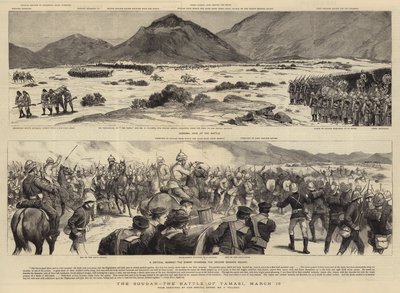 द सौदान, 13 मार्च की तमासी की लड़ाई द्वारा Frederic Villiers