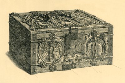 कास्केट, सी 1400, 1881। द्वारा फ्रेडरिक अल्बर्ट स्लोकोम्ब