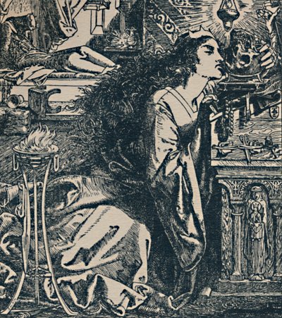 रोज़मोंड, लोम्बार्ड्स की रानी।', c1850-1900, 1923 द्वारा फ्रेडरिक ऑगस्टस सैंडिस