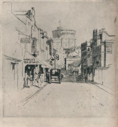 पीस्कोड स्ट्रीट, विंडसर, c1918 द्वारा फ्रेडरिक चार्ल्स रिचर्ड्स
