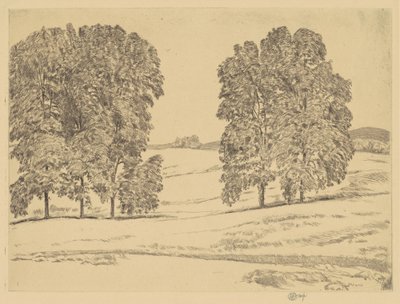हिकरीज इन ए हेफील्ड, 1917। द्वारा फ़्रेडरिक चाइल्ड हस्साम
