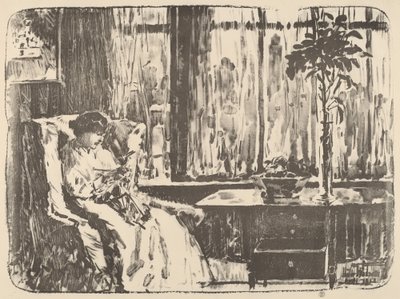 द ब्रॉड कर्टन, 1918। द्वारा फ़्रेडरिक चाइल्ड हस्साम