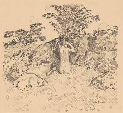 द वाइल्ड चेरी ट्री, 1918। द्वारा फ़्रेडरिक चाइल्ड हस्साम