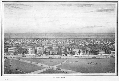 चौरंगी, कलकत्ता, भारत, c1840s। द्वारा फ्रेडरिक फीबिग