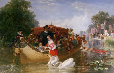 1855 के चार्ल्स I के हैप्पी डेज़ द्वारा Frederick Goodall