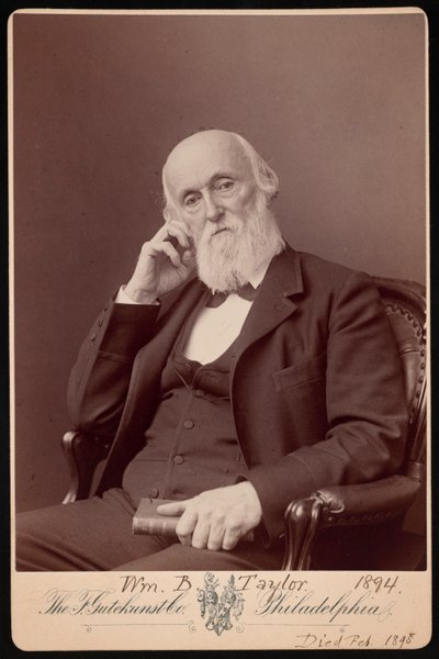 विलियम बोवर टेलर का पोर्ट्रेट 1821-1895, 1894। द्वारा फ्रेडरिक गुटेकुंस्ट