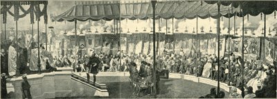 दिल्ली में इंपीरियल असेंबल, 1877, 1901। द्वारा फ्रेडरिक होलीयर
