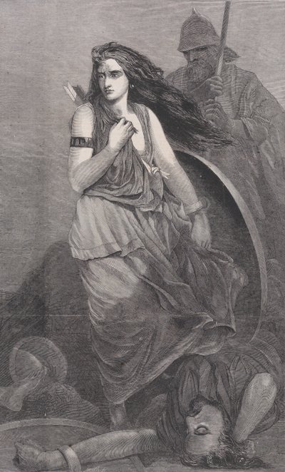 दार-थुला, इलस्ट्रेटेड लंदन न्यूज़ से, 27 जुलाई, 1861। द्वारा फ्रेडरिक जेम्स स्मिथ