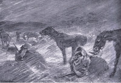 आफ्टर प्रिटोरिया से एक दक्षिण अफ्रीकी ओलावृष्टि का तूफान: 1901 में हार्म्सवर्थ ब्रोस लिमिटेड द्वारा प्रकाशित गुरिल्ला युद्ध द्वारा फ्रेडरिक जुड वॉ
