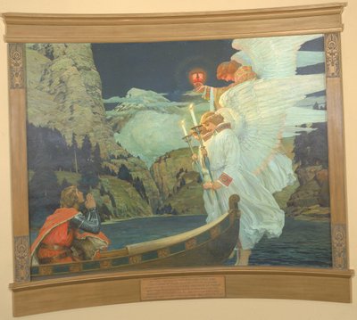 द नाइट ऑफ़ द होली ग्रेल, सीए। 1912. द्वारा फ्रेडरिक जुड वॉ