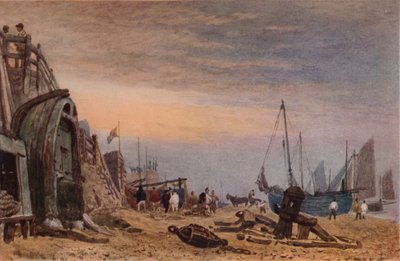 ब्राइटन बीच, हेज़ क्लियरिंग, c1820 द्वारा फ्रेडरिक नैश