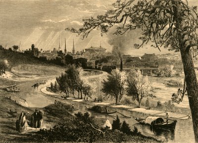 हॉलीवुड से रिचमंड, 1872। द्वारा फ्रेडरिक विलियम क्वार्टली
