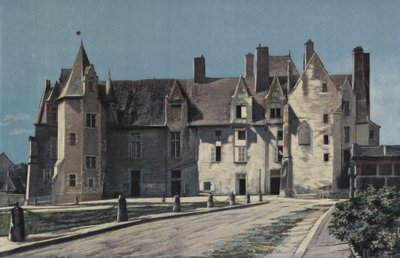 गेज, Chateau (सिटी हॉल और Gendarmerie), एक साथ वर्ग पर द्वारा फ्रेंच फोटोग्राफर