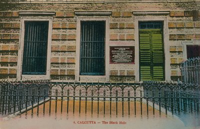 कलकत्ता - द ब्लैक होल। 1913 में पोस्टकार्ड भेजा गया। द्वारा फ्रेंच फोटोग्राफर