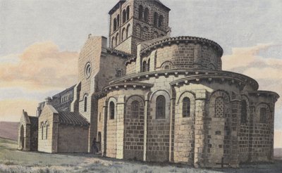 Chatel-Montagne, Church, साथ में SE द्वारा फ्रेंच फोटोग्राफर