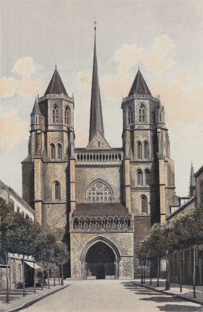 डी जाँ, Cathédrale सेंट के अनुकूल है, फसाड ओह द्वारा फ्रेंच फोटोग्राफर