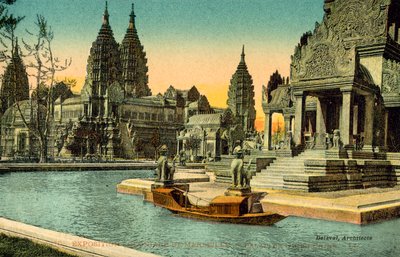 मार्सिले की औपनिवेशिक प्रदर्शनी, इंडो चीन का महल द्वारा फ्रेंच फोटोग्राफर