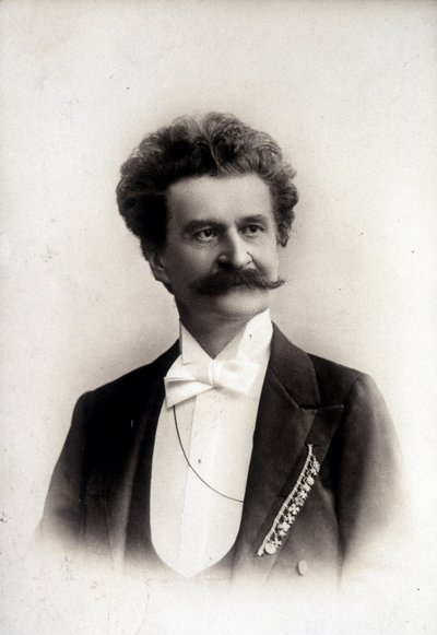 जोहान II स्ट्रॉस फिल्म्स (1825-1899), ऑस्ट्रियाई संगीतकार द्वारा फ्रेंच फोटोग्राफर