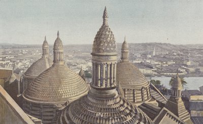 Perigueux, Cathedrale Saint-Front, घंटी टॉवर से देखा गया गुंबद द्वारा फ्रेंच फोटोग्राफर