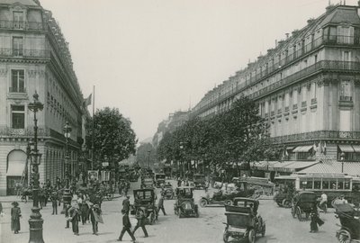 Capucines के दृष्टिकोण, Capucines के Boulevard (फोटो टंकण) द्वारा फ्रेंच फोटोग्राफर