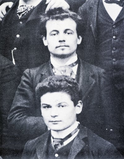 पोर्ट्रेट: लीसी हेनरी IV, पेरिस में अल्फ्रेड जरी (1873 -1907) और फ़ार्ग्यू (1876 - 1947) - फोटो द्वारा फ्रेंच फोटोग्राफर