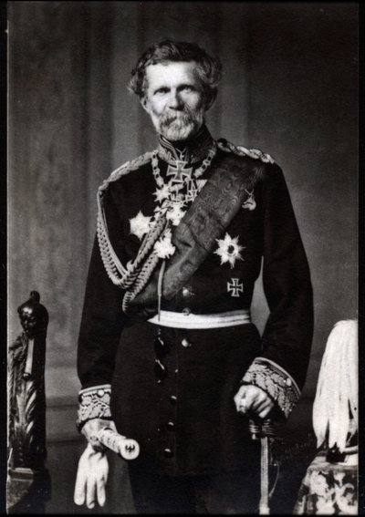 एडविन बैरन वॉन मोन्तेफेल (1809-1895), जर्मन फील्ड मार्शल का चित्र द्वारा फ्रेंच फोटोग्राफर