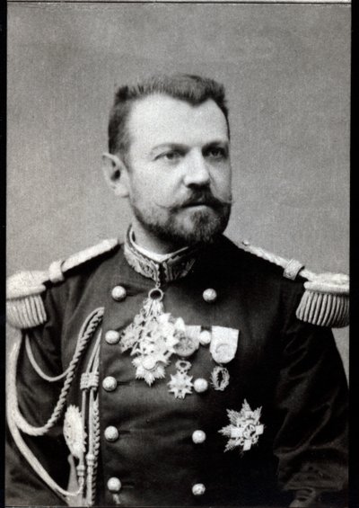 हेनरी जोसेफ ब्रुगेरे (1841-1918), फ्रेंच जनरल के पोर्ट्रेट। द्वारा फ्रेंच फोटोग्राफर