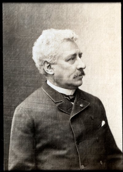 ऑलिवियर मेट्रा (1830-1889), फ्रेंच कंडक्टर और संगीतकार के चित्र द्वारा फ्रेंच फोटोग्राफर