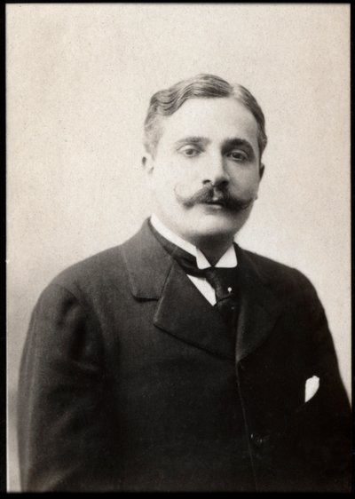 पियरे डेकोरसेल (1856-1926), फ्रेंच लेखक का चित्र। द्वारा फ्रेंच फोटोग्राफर