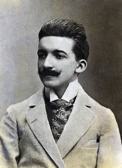 पियरे लुई डिट लुइस का पोर्ट्रेट (1870-1925), फ्रांसीसी लेखक। द्वारा फ्रेंच फोटोग्राफर