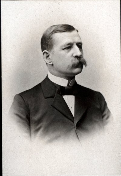 सालोमन अगस्त एंड्री (1854-1897), स्वीडिश इंजीनियर, भौतिक विज्ञानी, वैमानिकी और ध्रुवीय खोजकर्ता का चित्र द्वारा फ्रेंच फोटोग्राफर