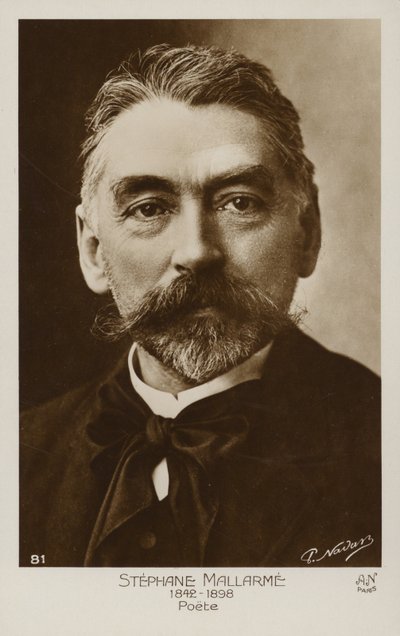 स्टीफन मल्लेर्म (1842-1898), फ्रांसीसी कवि द्वारा फ्रेंच फोटोग्राफर