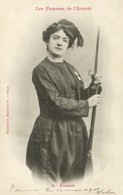 Zouave, भविष्य की महिला द्वारा फ्रेंच फोटोग्राफर