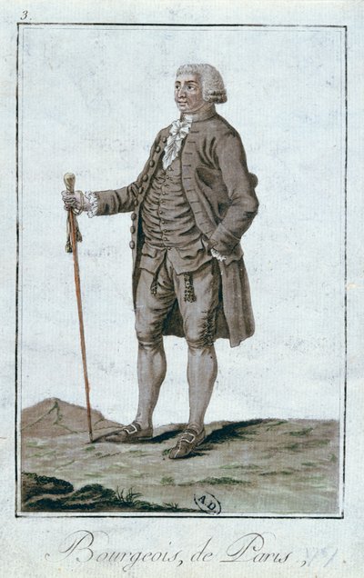 पेरिस का एक बुर्जुआ, 1787 द्वारा फ्रेंच स्कूल