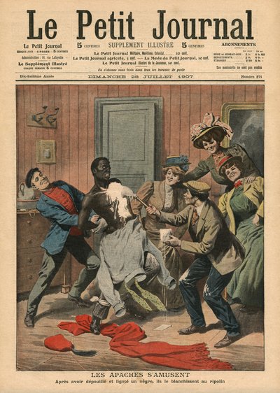 मज़ा, &39;ले पेटिट जर्नल&39; से चित्रण, पूरक चित्रण, 28 जुलाई 1907 का वर्णन द्वारा फ्रेंच स्कूल