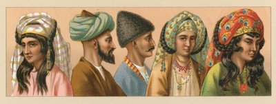 एशियाई वेशभूषा द्वारा फ्रेंच स्कूल