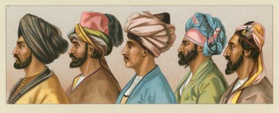 एशियाई वेशभूषा द्वारा फ्रेंच स्कूल