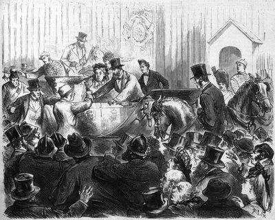 इंग्लैंड की महारानी विक्टोरिया पर हमला (1819-1901) द्वारा फ्रेंच स्कूल