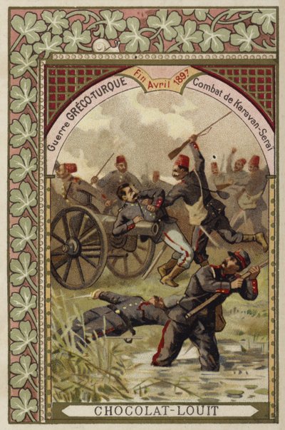 करावन-सेराई की लड़ाई, ग्रीको-तुर्की युद्ध, अप्रैल 1897 द्वारा फ्रेंच स्कूल
